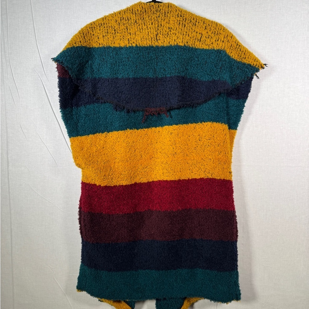 Alice + Olivia Muriel Striped Oversized Shawl in Multicolored M/L - Picture 11 of 14